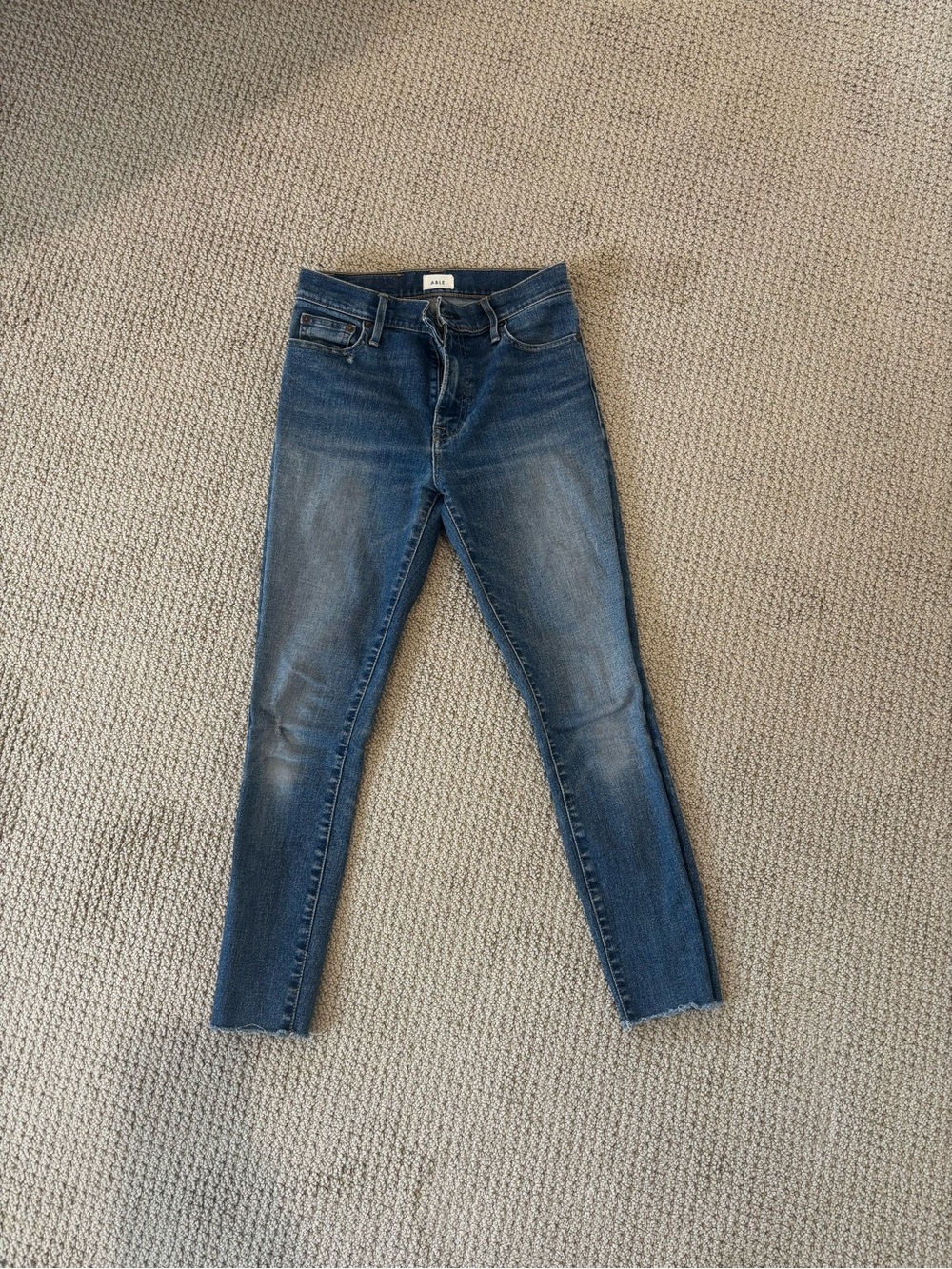 Able High Rise Skinny jeans, size 25
